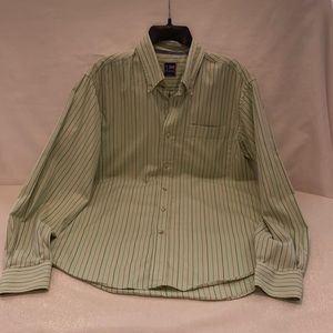 T. Harris London Striped Green/Red/Black Size M